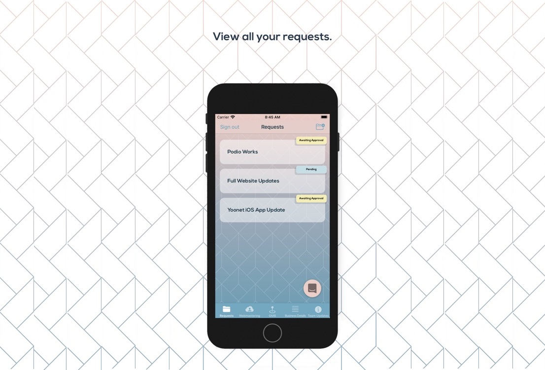Yoonet App screenshot